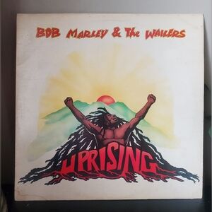 Bob Marley & The Wailers Uprising Vinyl Record 1980